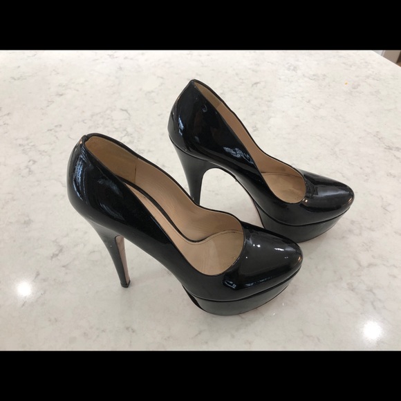 Prada Black Patent Leather Platform - Picture 2 of 4